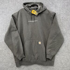 NWT Carhartt Rain Defender Hoodie Mens 2XL Loose Fit Midweight Gray